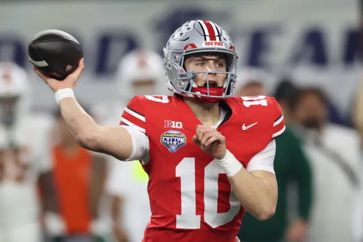Julian Sayin returns bigger, better and stronger as Ohio State’s starting QB